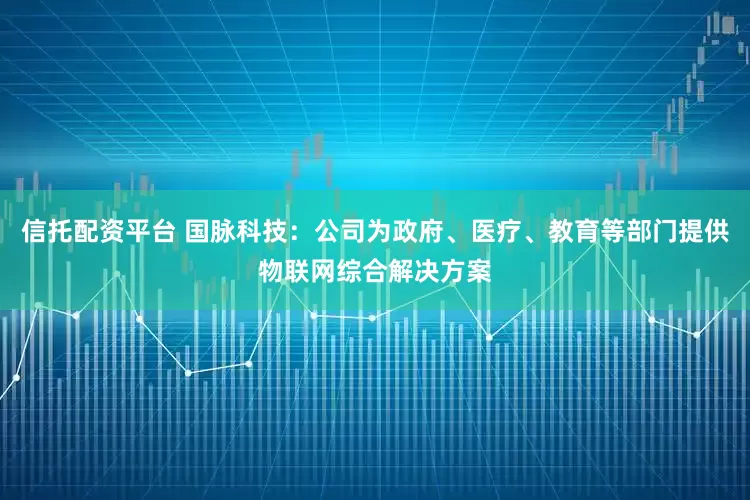 信托配资平台 国脉科技：公司为政府、医疗、教育等部门提供物联网综合解决方案