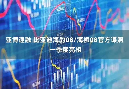 亚博速融 比亚迪海豹08/海狮08官方谍照 一季度亮相